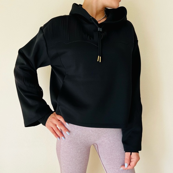 New Nike Boutique black fringe hoodie $225 - Picture 1 of 7